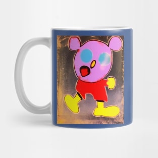 Abstract cartoon character Mug